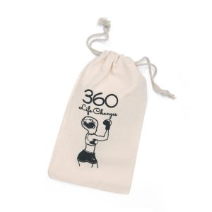 Fitness card holder Drawstring bag